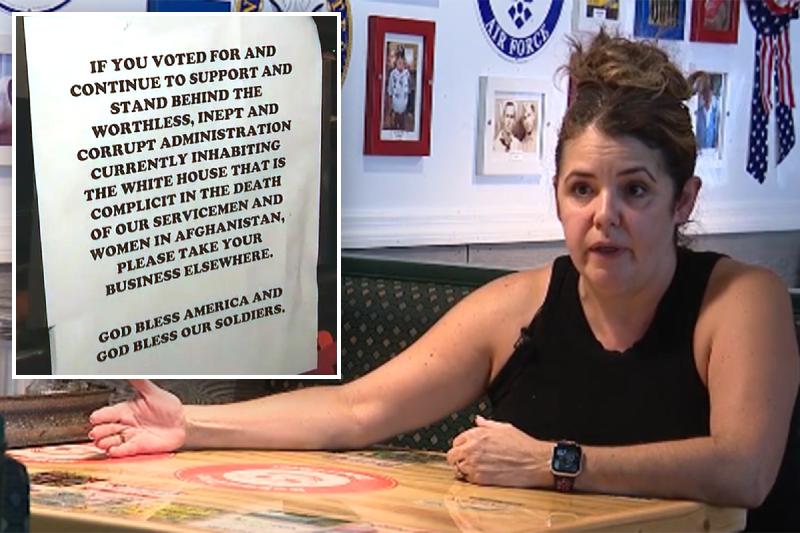 Florida diner owner tells Biden supporters to eat elsewhere