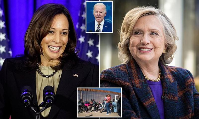 Kamala Harris has turned to Hillary Clinton to help reverse her drop in approval ratings