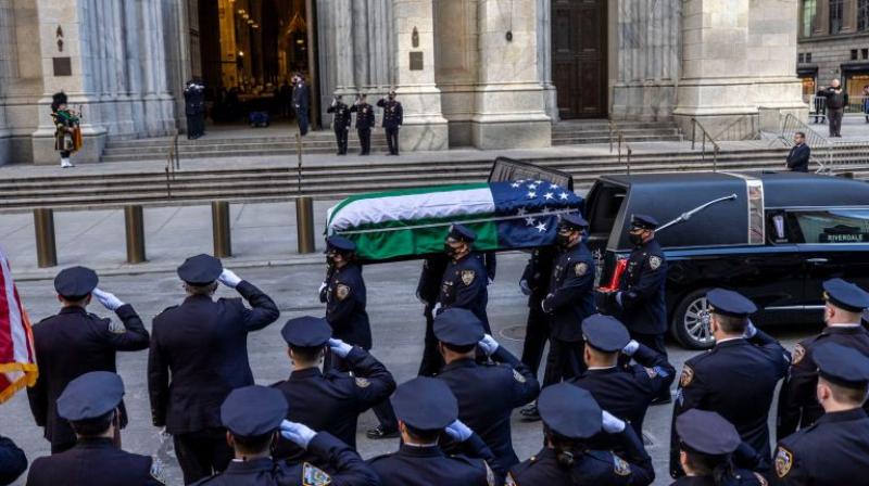 Wake held at St. Patrick's for slain NYPD cop Jason Rivera