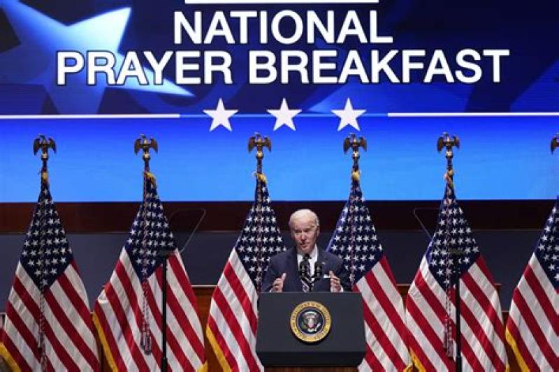 Biden Urges Congress to Follow Jesus' Words: 'Serve Rather Than Be Served'