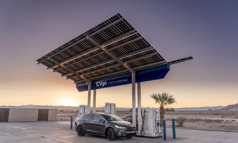 Think The Solar Canopy Is Powering EV Fast Chargers? Think Again.