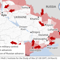 Russia states more limited war goal to 'liberate' Donbass