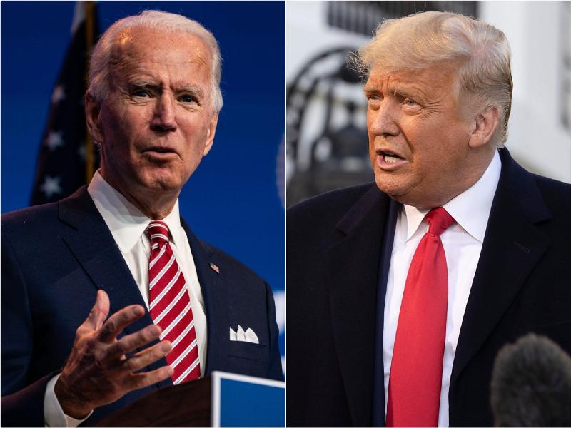 Biden swipes at Trump for 'mismanagement' of the economy: 'We're reducing the Trump deficits'