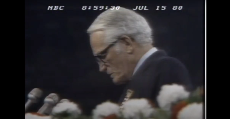 Goldwater's 1980 RNC Speech Resonates Amid Biden's Failures