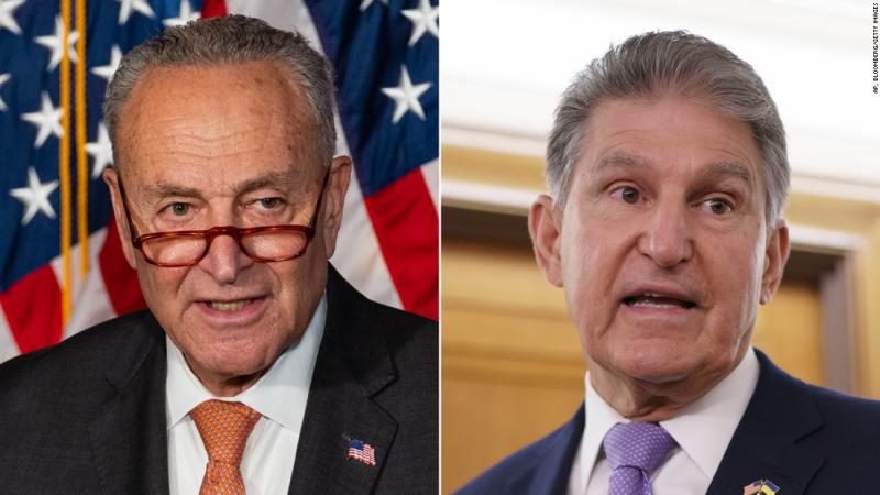 Joe Manchin and Chuck Schumer announce deal for energy and health care bill - CNNPolitics