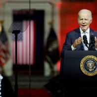 As Biden warned about democracy’s collapse, TV networks aired reruns