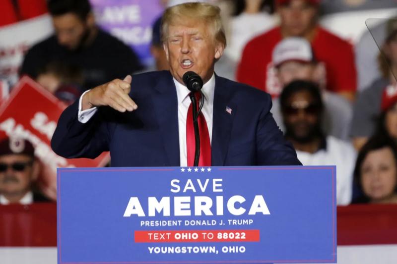 Trump Rally Plays Music Resembling QAnon Song, and Crowds React