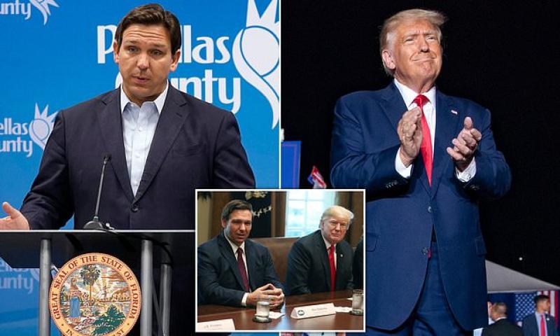 Ron DeSantis thinks Trump is 'f***ing nuts' and has 'no business' running in 2024: Report | Daily Mail Online