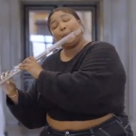 Classically Trained Flautist Lizzo Caught Playing Flute While ... You Know