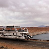 The Colorado River drought across Lake Mead and Lake Powell, as seen in NASA satellite images - Vox