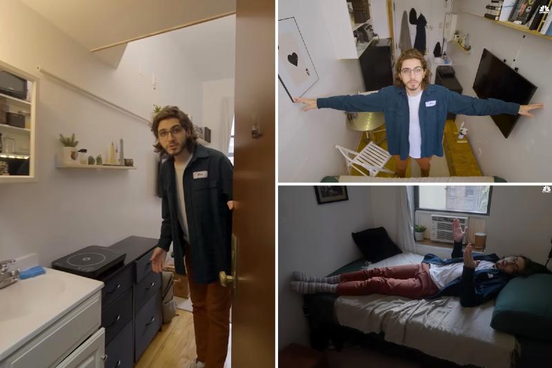 Inside one man's 95-square-foot NYC apartment