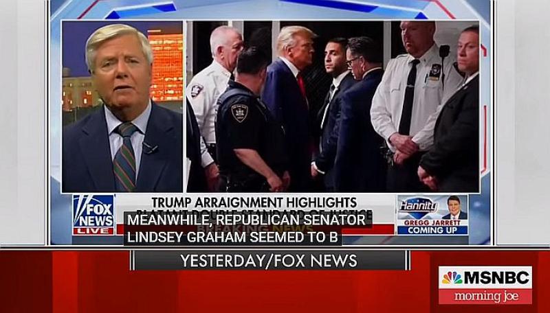 Emotional Lindsey Graham Begs Viewers to Give Trump Money