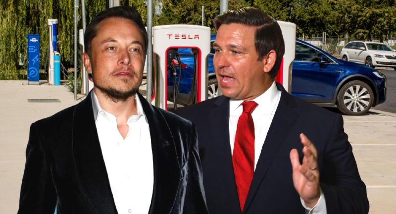 Is DeSantis Igniting A Firestorm With Elon Musk Over Florida Electric Vehicle Bill Veto? - Tesla (NASDAQ:TSLA) - Benzinga