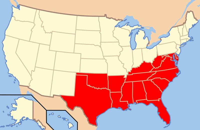 New data show six Southern states now contribute more to GDP than the entire Northeast