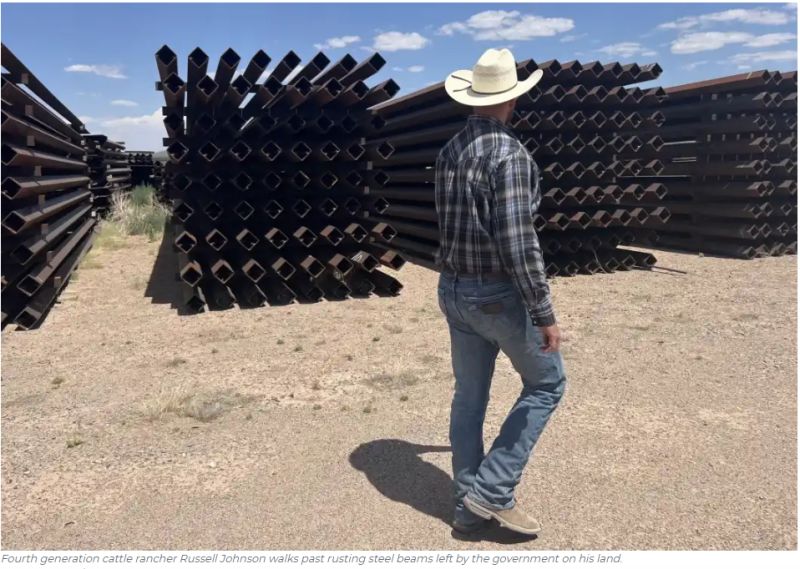 Wall of Waste: Border rancher wanted Trump wall, Biden left him 'rusting' field of steel | Washington Examiner