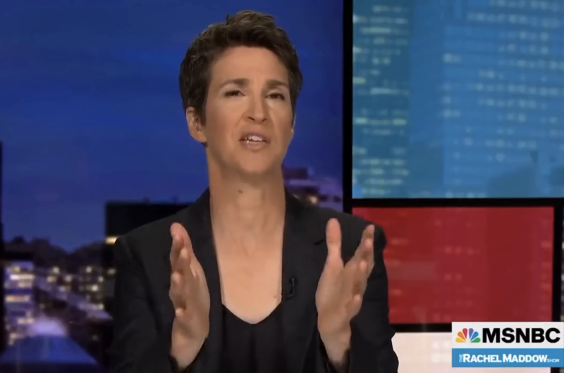 MSNBC Host Rachel Maddow Has Total Meltdown Over Trump 2024 Presidential Campaign (Video) - Rare