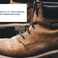 A story about two pairs of boots illustrates how rich people get richer in ways poor people can't