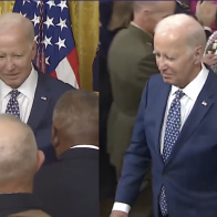 Biden Randomly Bolts Out Of Room In The Middle of Medal Of Honor Ceremony (Video) - Rare