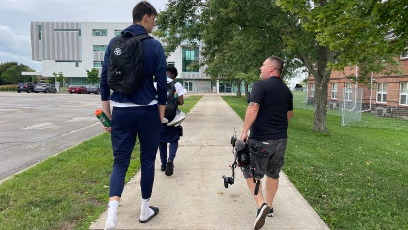 I met the 'World's Tallest Teenager' and his basketball career is just taking off