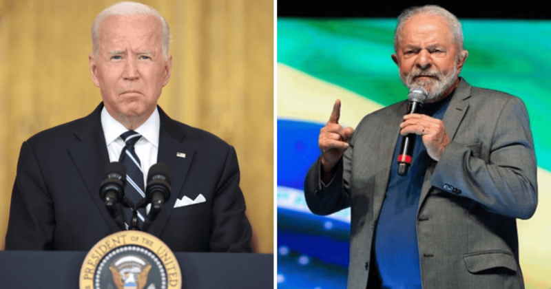 Biden in Lula Land: Internet sighs as Biden forgets to shake Brazil prez's hand and walks into flag | MEAWW