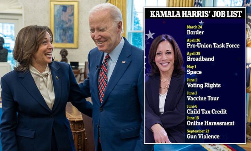 Biden gives Kamala ANOTHER job: President taps VP to run the first ever federal gun violence prevention office | Daily Mail Online