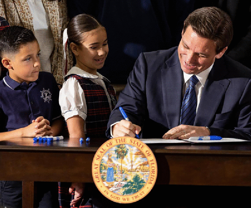 Florida Gov. Ron DeSantis drops 4 private school campuses from voucher programs because of China ties 