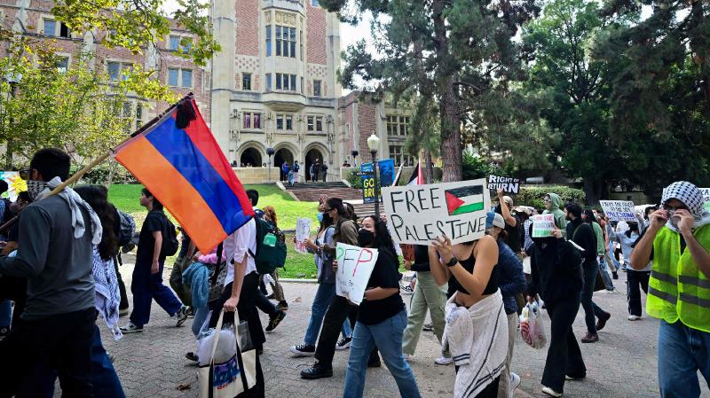 In Protests Against Israel Strikes, G.O.P. Sees 'Woke Agenda' at Colleges - The New York Times