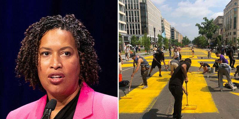 DC spends $270K to repaint BLM street mural after slashing police budget and city remains plagued by crime