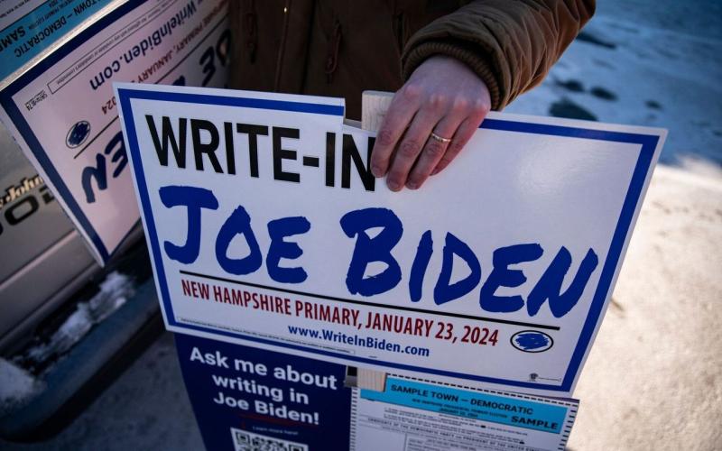 Joe Biden is missing in action in New Hampshire