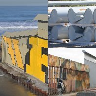 New border wall anti-climb spikes installed in San Diego