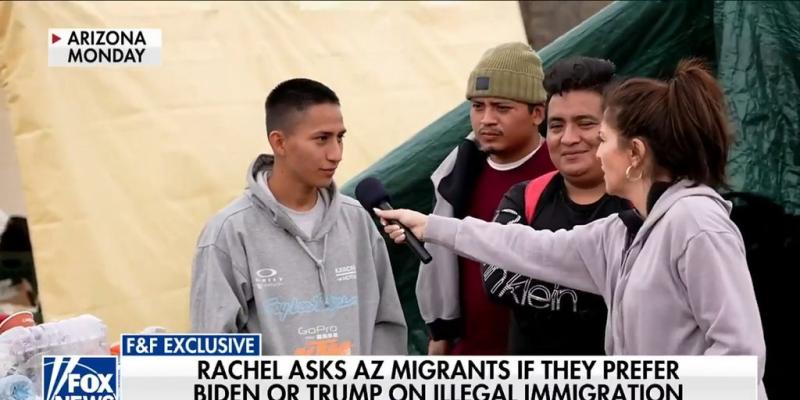 Migrants speak to Fox News at Arizona tent camp, support Biden over Trump | Fox News