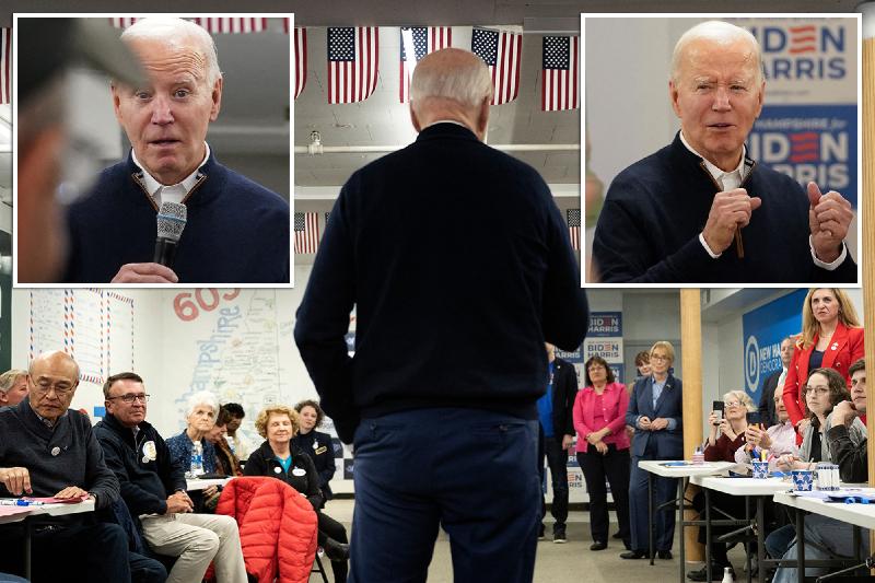 Biden asks staff if he's 'allowed to take any questions' -- press kicked out immediately after