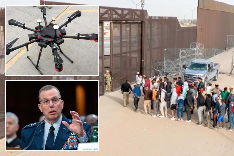 Air Force general reveals 'alarming' number of drones crossing into US airspace at southern border