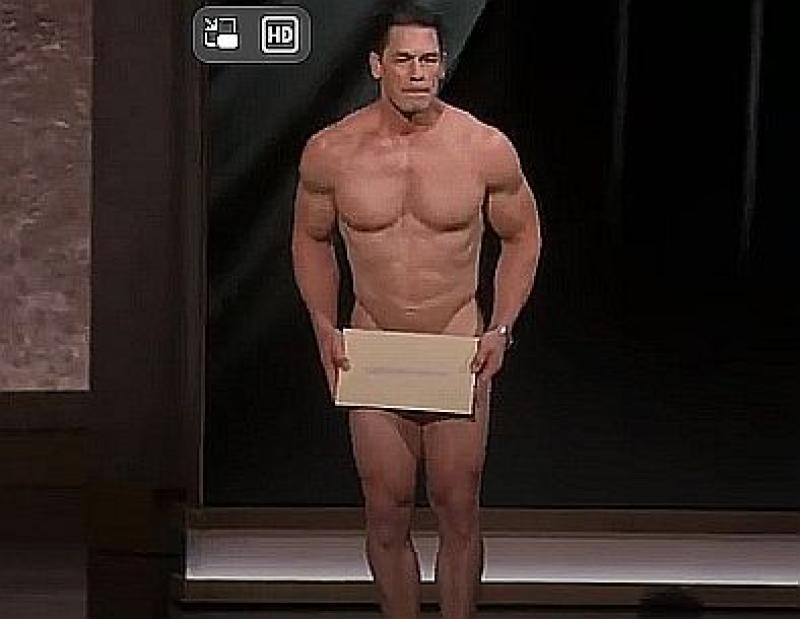 John Cena's naked Oscar stunt compared to 'slavery'