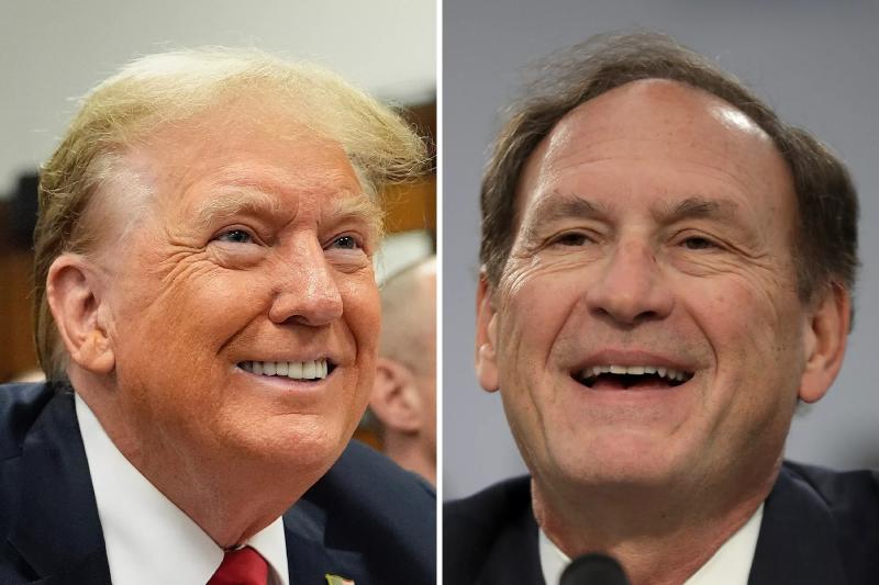 Donald Trump Congratulates Samuel Alito For His 'Courage'