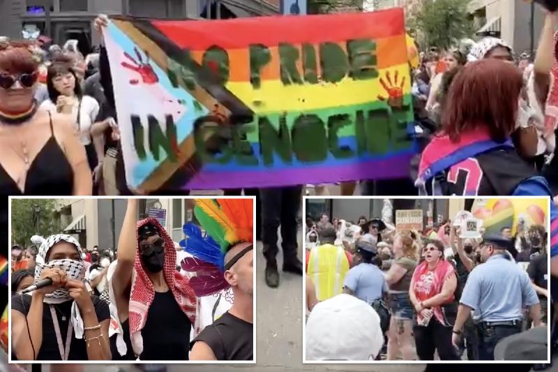 Anti-Israel protest brings Philly gay pride parade to a halt