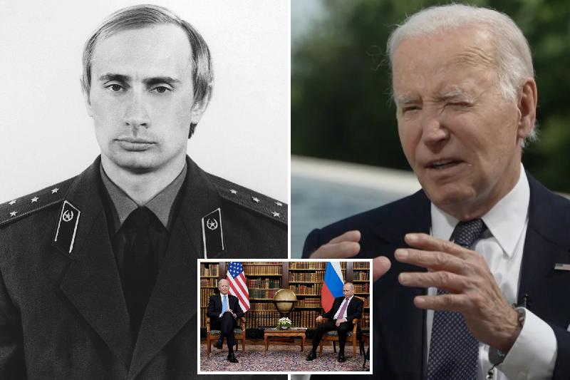 Biden claims he’s ‘known’ Russia’s Vladimir Putin ‘for over 40 years’ — even when he was undercover KGB agent