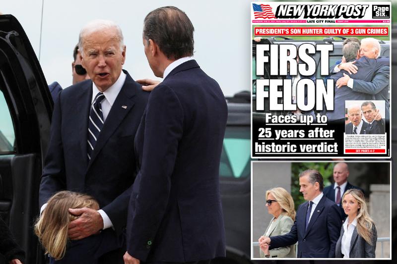 Big Daddy Joe Biden couldn’t save Hunter this time around