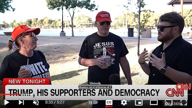 Trump Fans: US 'Not A Democracy'-'Civil War' If Trump Loses