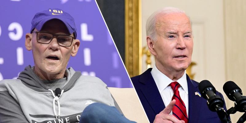 James Carville sounds off on Dems hemorrhaging support of Latino male voters: 'We're gonna f---in lose 'em!'