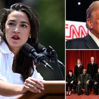 AOC threatens to IMPEACH all six conservative Supreme Court Justices after Trump immunity ruling | Daily Mail Online