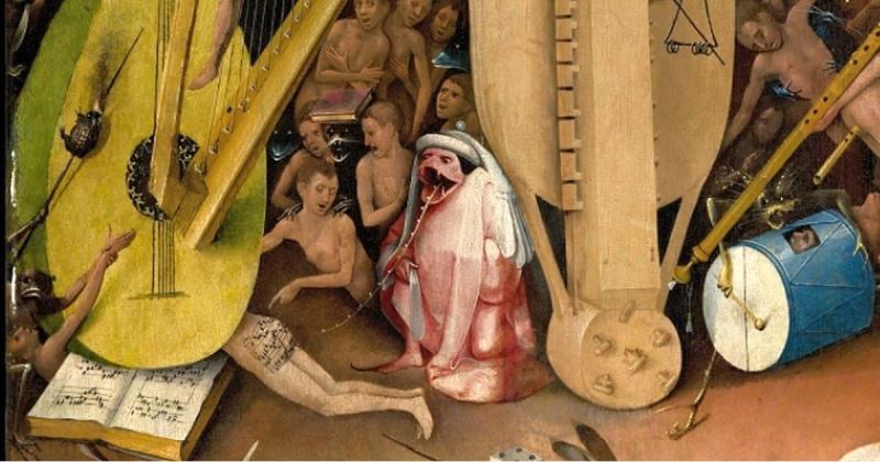 Listen to the Song Painted Onto a Man's Butt in "The Garden of Earthly Delights"