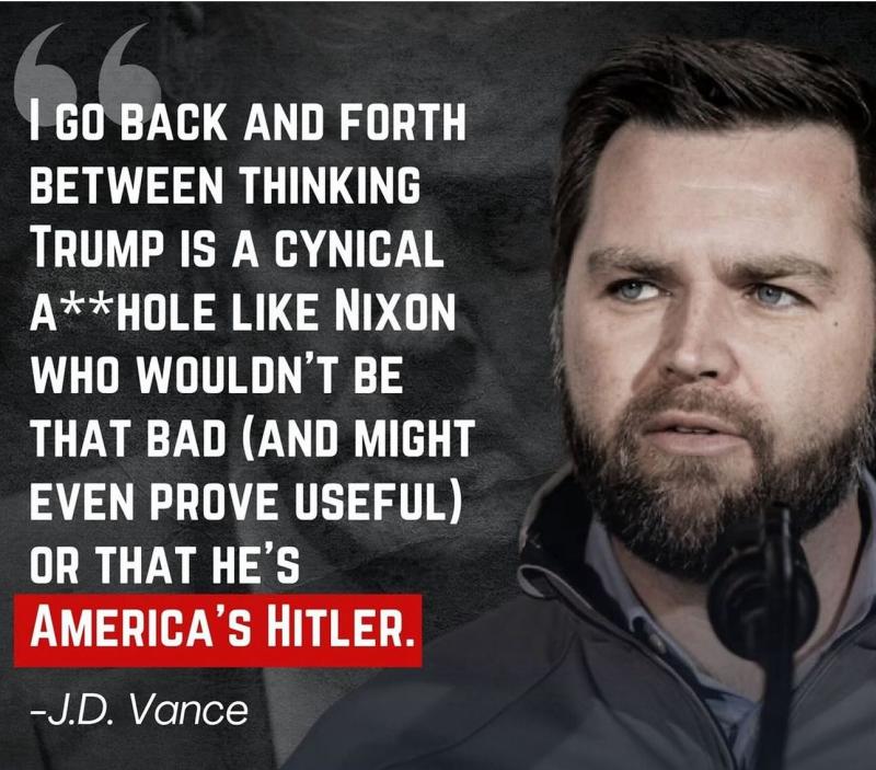 The not-so-kind things J.D. Vance said about Trump before he was VP pick - The Washington Post