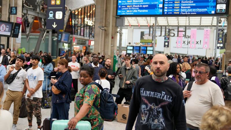 France train lines hit by arson attacks just hours before 2024 Paris Olympics opening ceremony