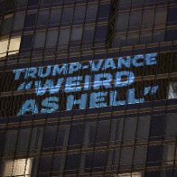 Democrats Taunt Trump At Trump Tower Chicago Ahead of Convention