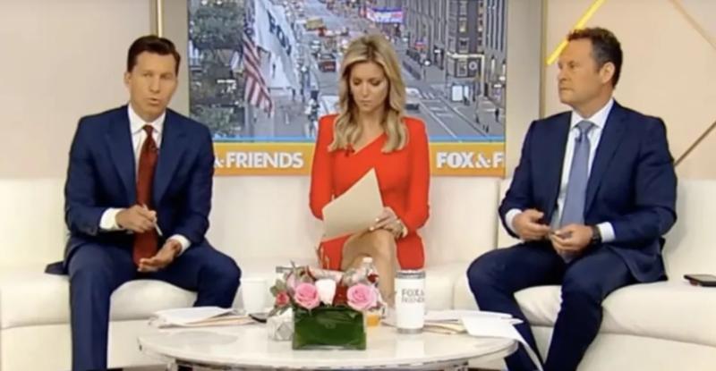 Trump fact-checked on Fox & Friends after making false claim about Kamala Harris and Putin 