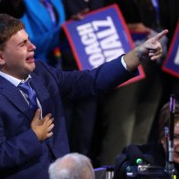 Gus Walz's tears melted hearts at the DNC. Critics called it unmanly