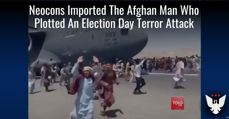 Neocons Imported The Afghan Man Who Plotted An Election Day Terror ...