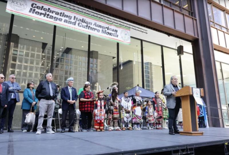 Italian American and Indigenous groups show solidarity ahead of Columbus Day - Chicago Sun-Times