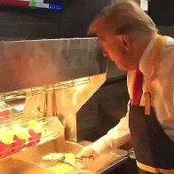 Trump Serves McDonalds to Customers At Drive-Thru